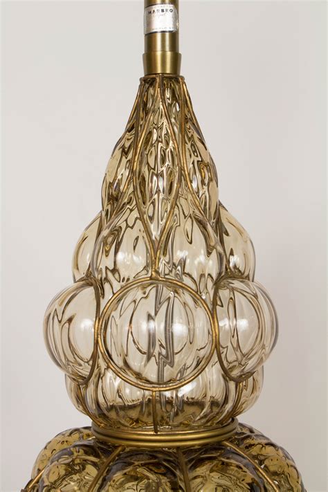 Murano Caged Glass Lamp 